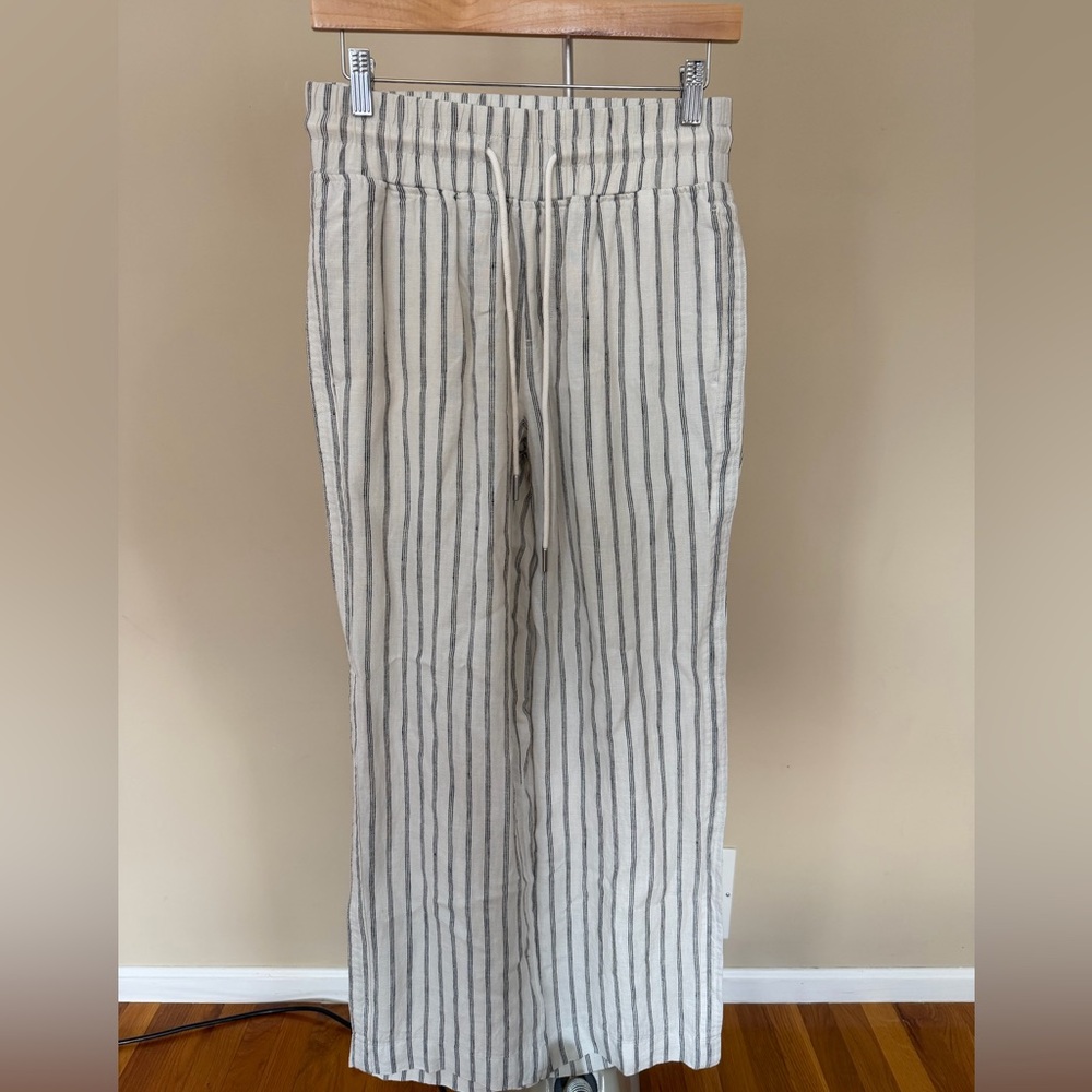 Quince Gray Striped Men's Joggers